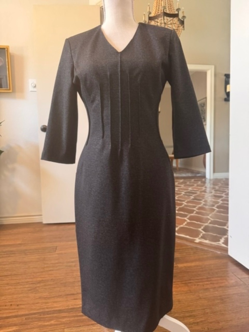 Calvin Klein Sheath Dress - Charcoal - Size 4 - NWT